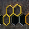 Detail of exterior of honeybee lab