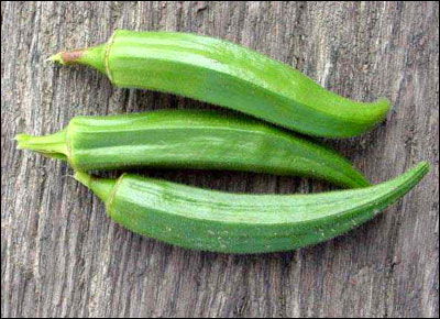 Okra pods