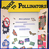 Poster display with title Power to Pollinators