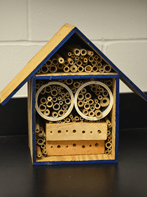 cute pollinator hotel